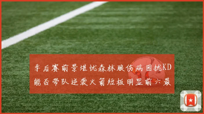 季后赛前景堪忧森林狼伤病困扰KD能否带队逆袭火箭短板明显前六最弱球队分析
